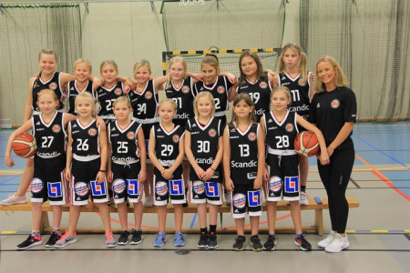 Lagbild ÄLI basket tjejer