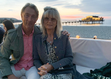 Par vid Båstad kallbadhus