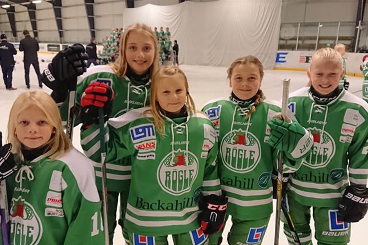 Rögle Team Tjejer gruppbild